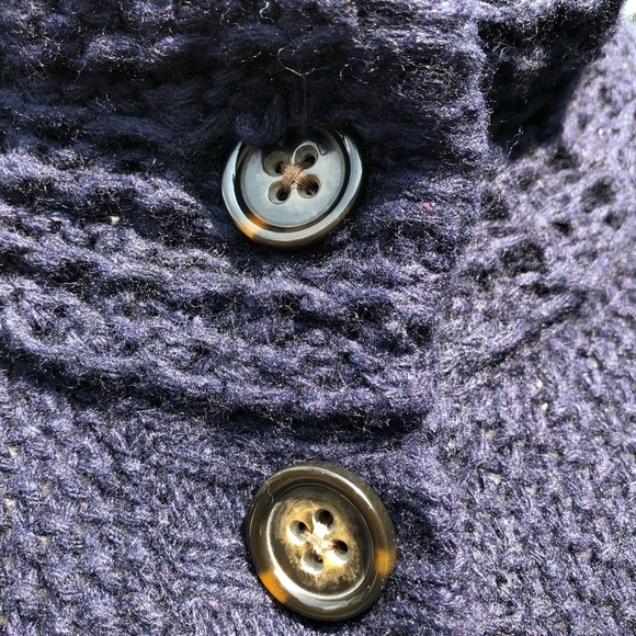 Banana republic navy knit duster sweater - Picture 7 of 8